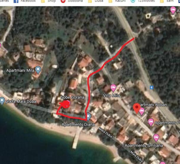 فندق Sobe Gorana Živogošće المظهر الخارجي الصورة
